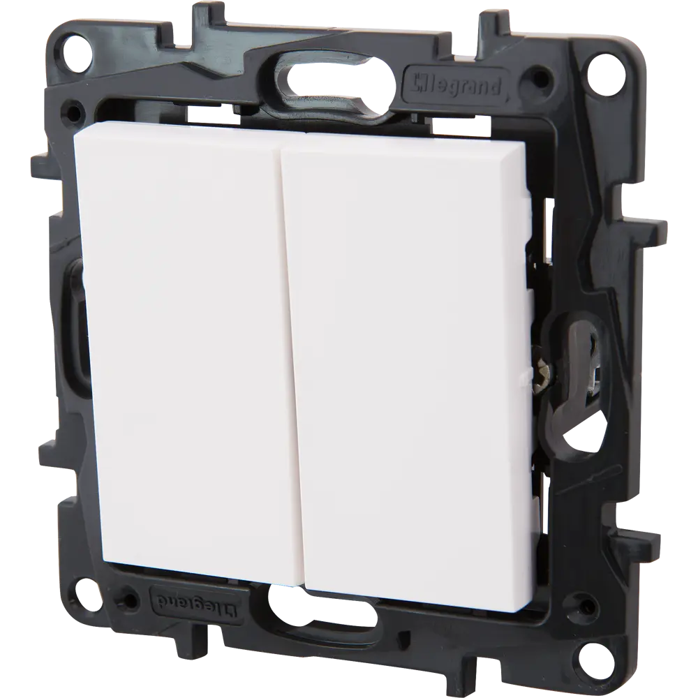 Двухклавишный переключатель Legrand Structura для скрытого монтажа, белый 82064620 STLM-0018610 - Вид №2