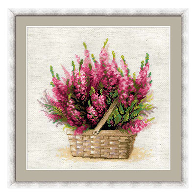 1324 Набор для вышивания Шотландский вереск 25 х 25 см RIOLIS Сотвори Сама 