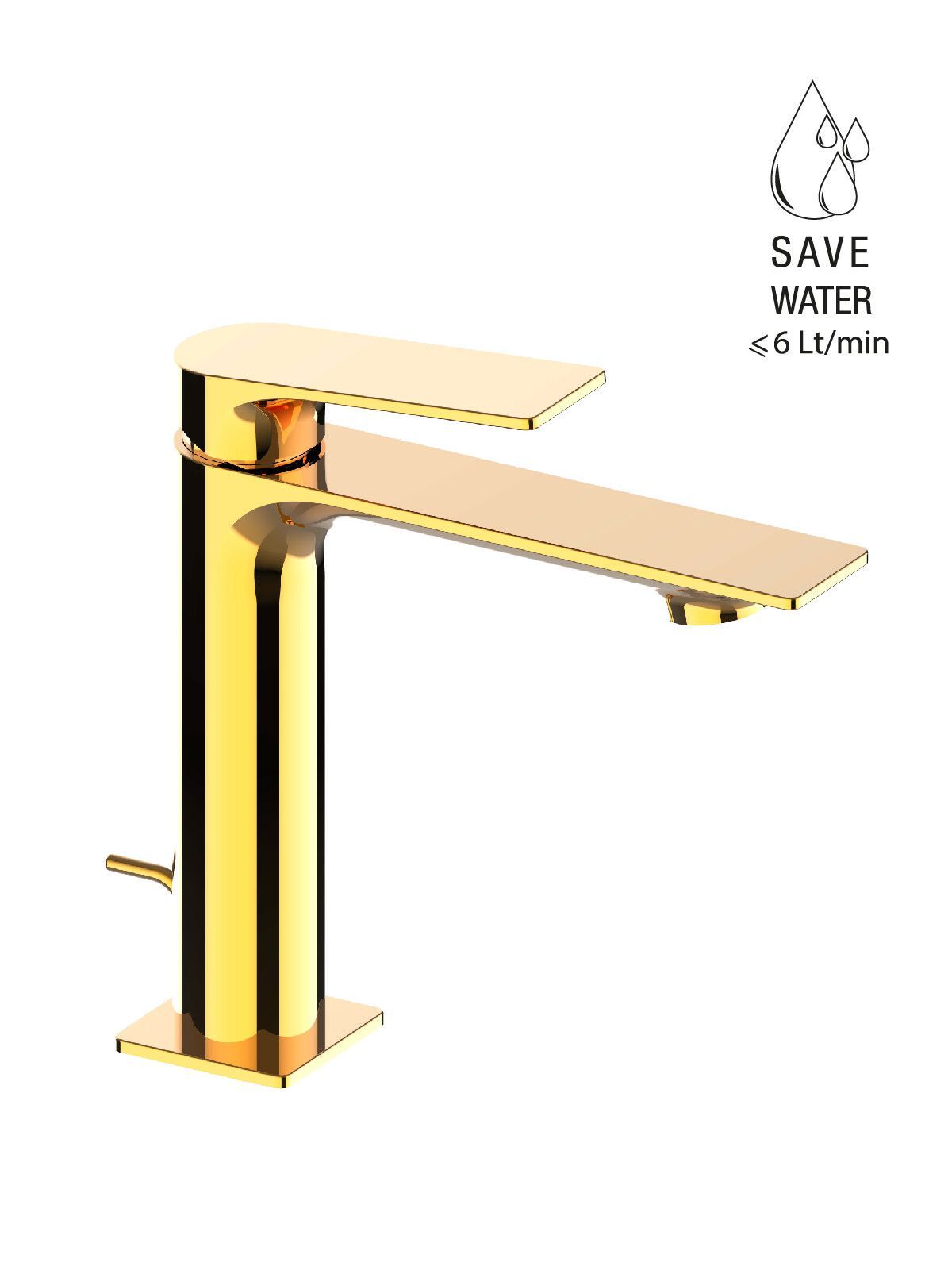 Однорычажный смеситель для раковины с раковиной Rubinetterie Frattini Narciso ARCH-00094169 - Вид №2