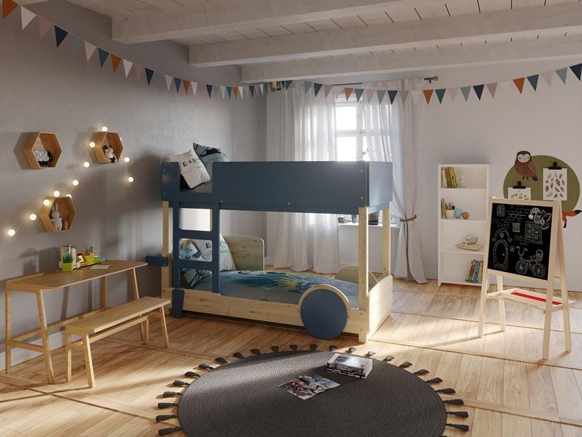 Mathy by Bols Односпальная деревянная двухъярусная кровать Discovery sun-id-1467257 - Вид №4