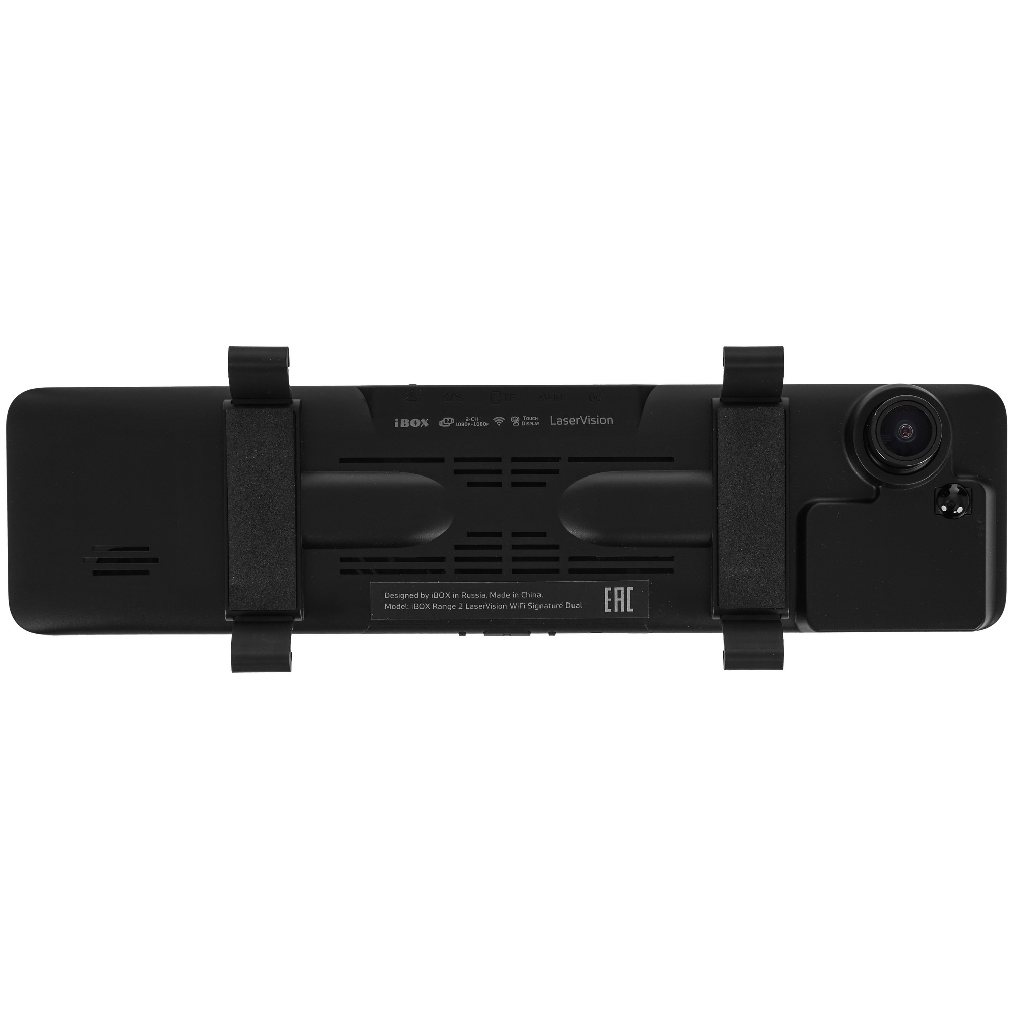 5447472 Видеорегистратор-зеркало с радар-детектором iBOX Range 2 LaserVision WiFi Signature Dual STDN-0042040 - Вид №2