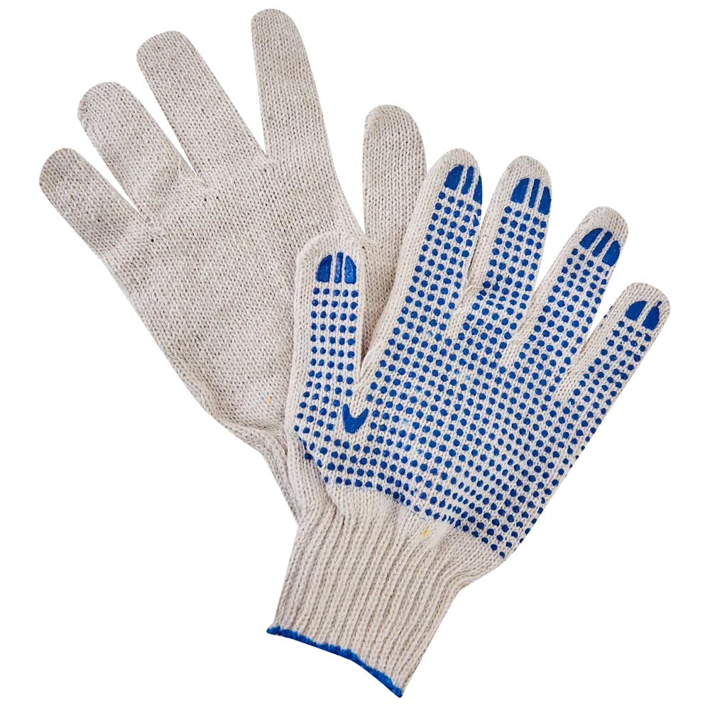 Перчатки хлопчатобумажные с ПВХ размер единый И-8078-И Santreyd STLM-2079113