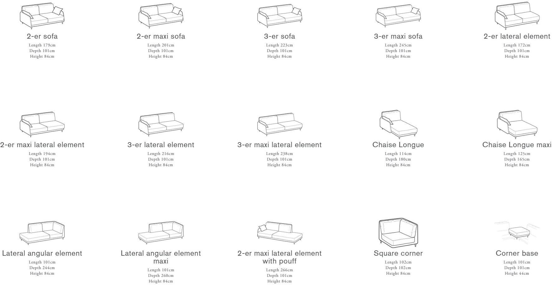 Ditre Italia Угловой диван в ткани Elliot sun-id-1479624 - Вид №1