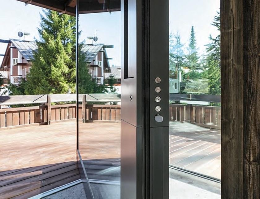 OIKOS VENEZIA Защитная дверь из алюминия и стекла Nova sun-id-1397324 - Вид №13