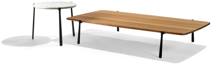 TRIBÙ Круглый садовый столик из гранита Branch sun-id-1508564 - Вид №1