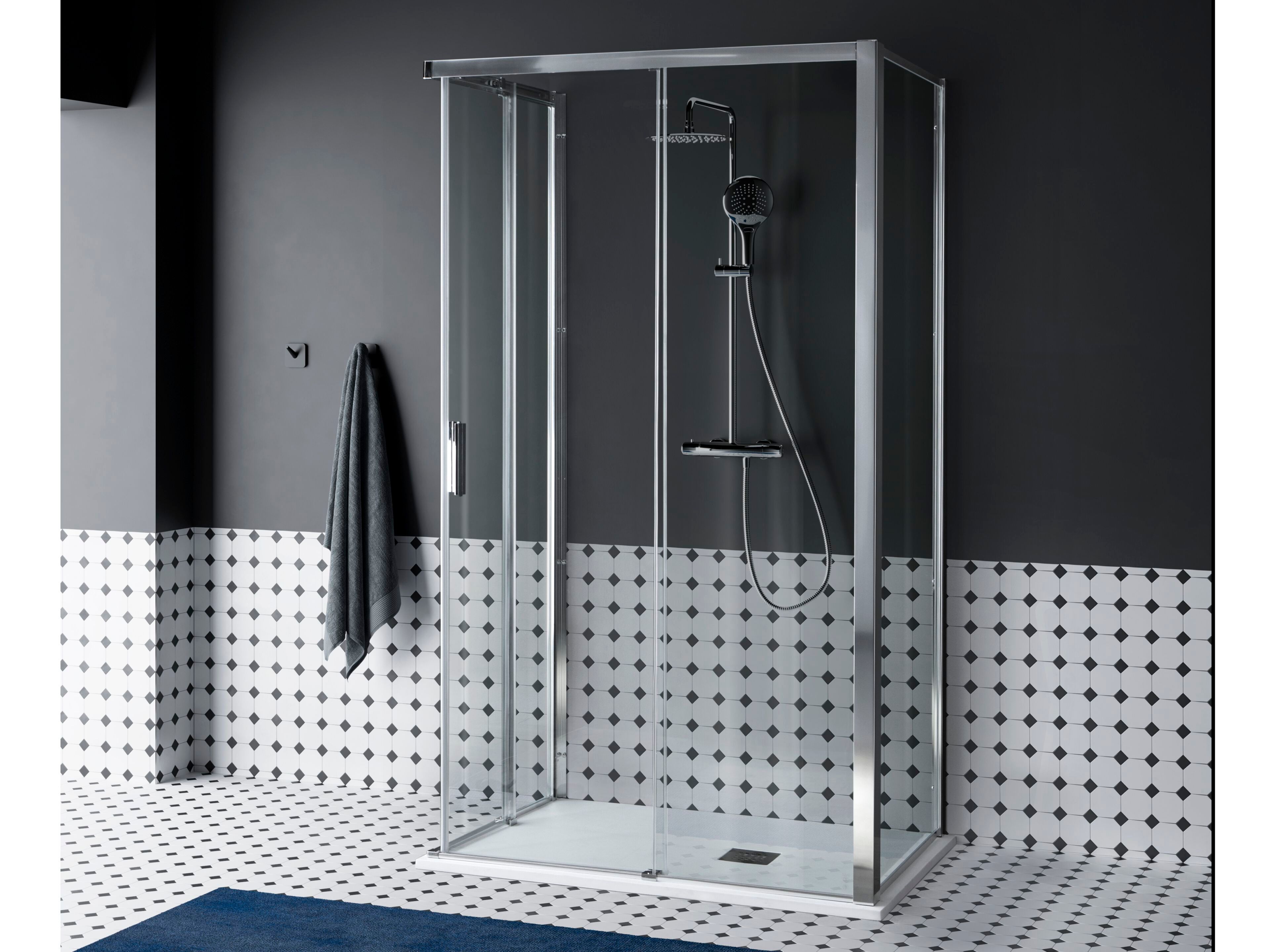 Душевая кабина из алюминия и стекла TAMANACO QUICK ARCH-00143395