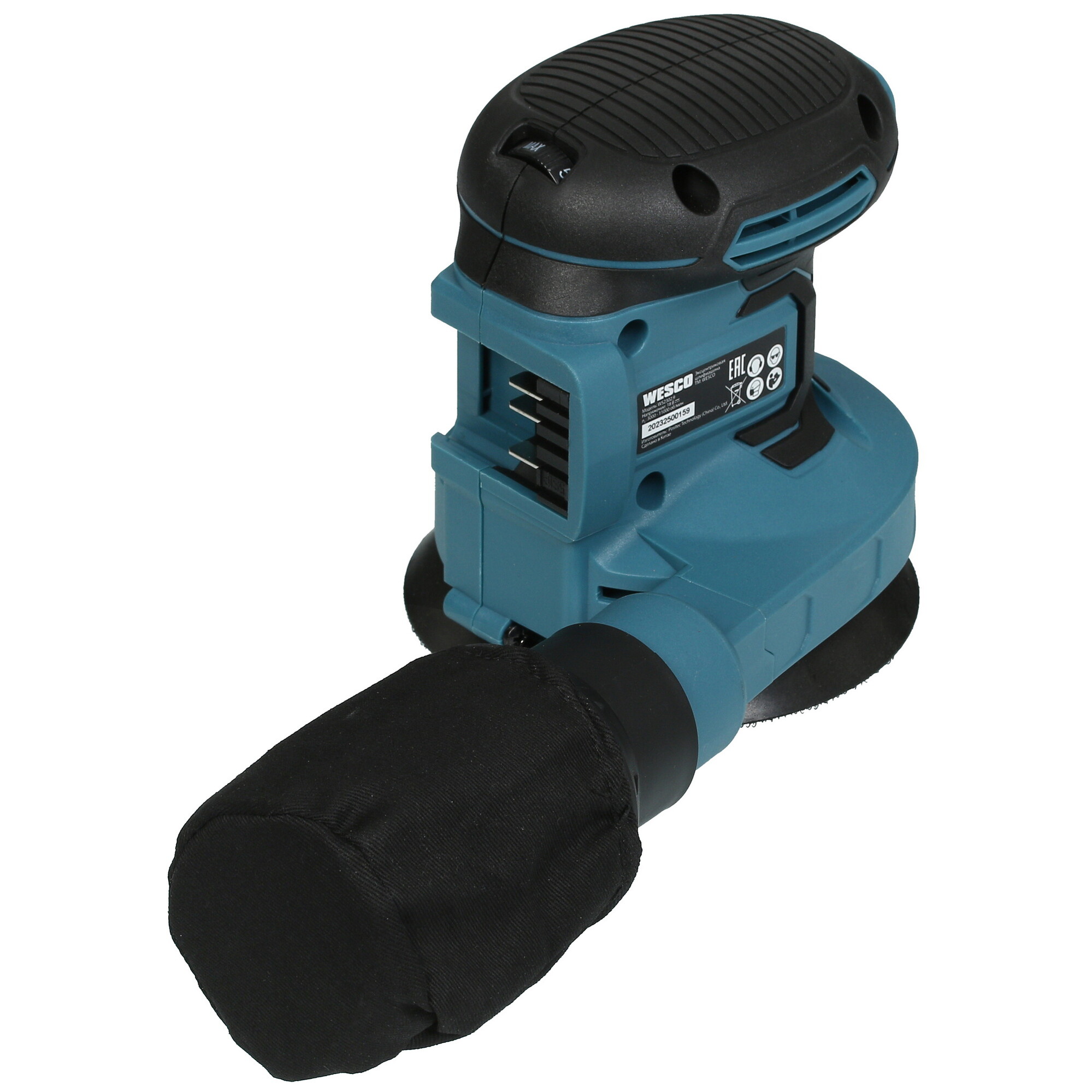 Эксцентриковая шлифмашинка Wesco WS2302.9 1ForAll 18V  , Без ЗУ, Без АКБ 5410878 STDN-0063250 - Вид №1