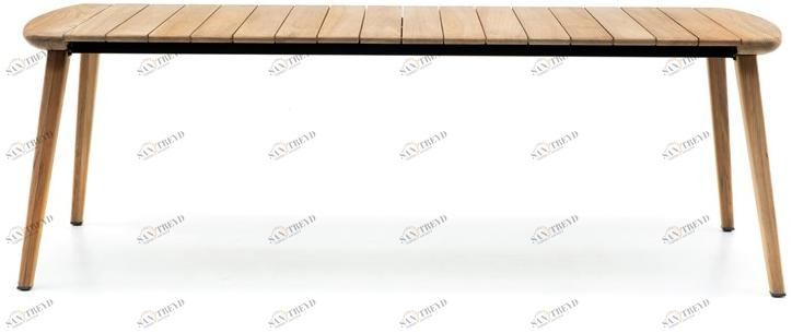 Minotti Садовый стол из тика Fynn outdoor sun-id-1369718