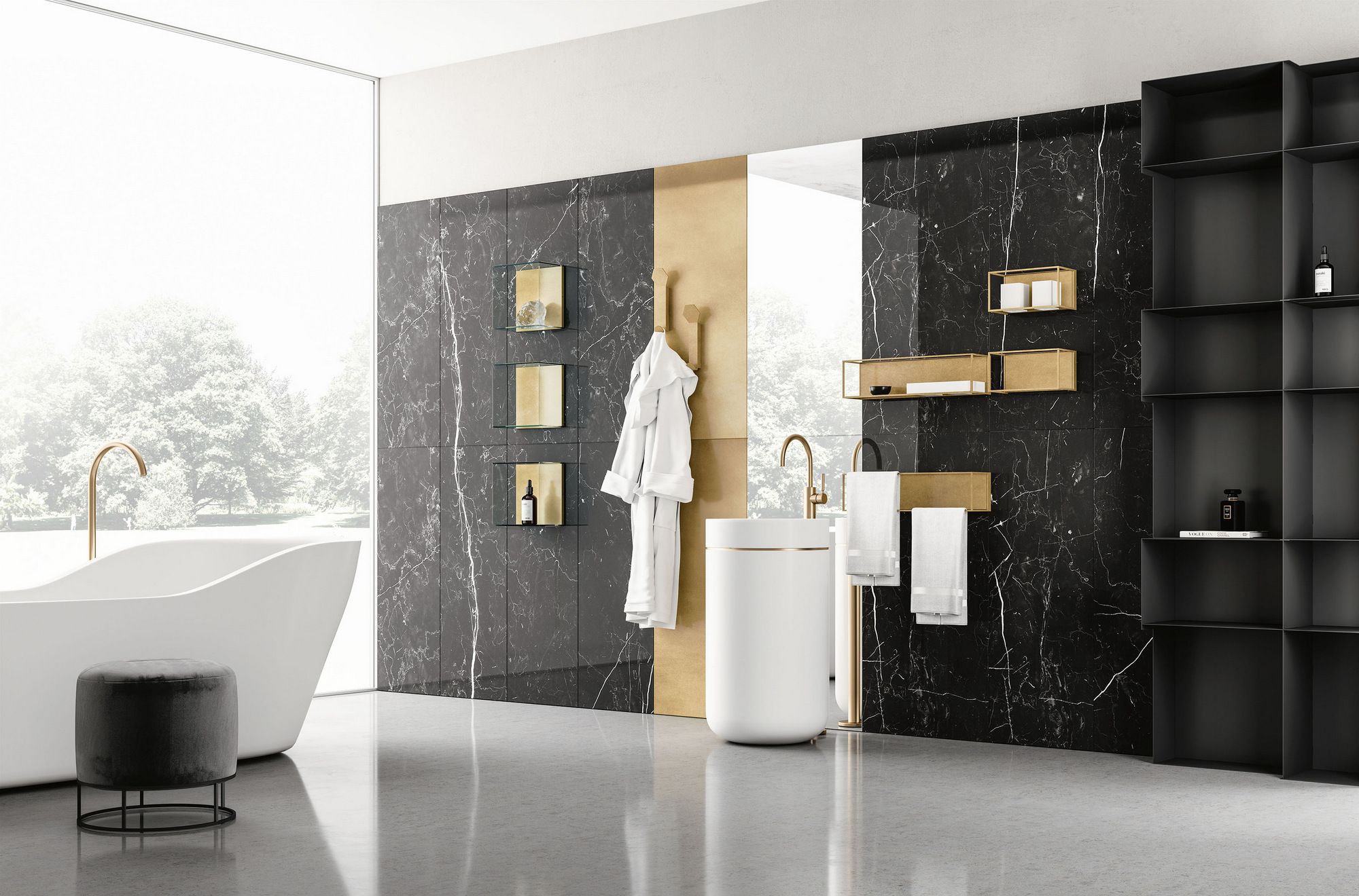 Модульный металлический книжный шкаф Ronda Design POLIS ARCH-00079988 - Вид №3