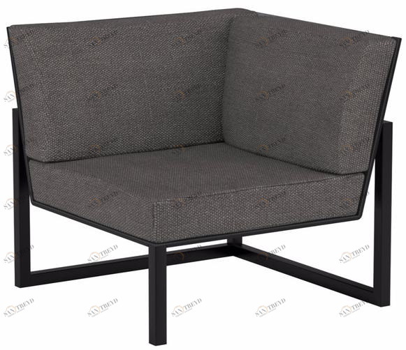 Royal Botania Угловое садовое кресло с обивкой из батилина® Ninix lounge sun-id-1411559