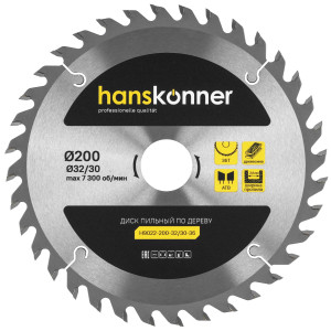 Диск пильный Hanskonner H9022-200-32/30-36 9112772