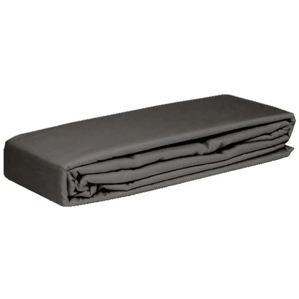 Простыня Cottonika Гамма А 180x200x20 см бязь на резинке темно-серый STLM-2182135 - Вид №1