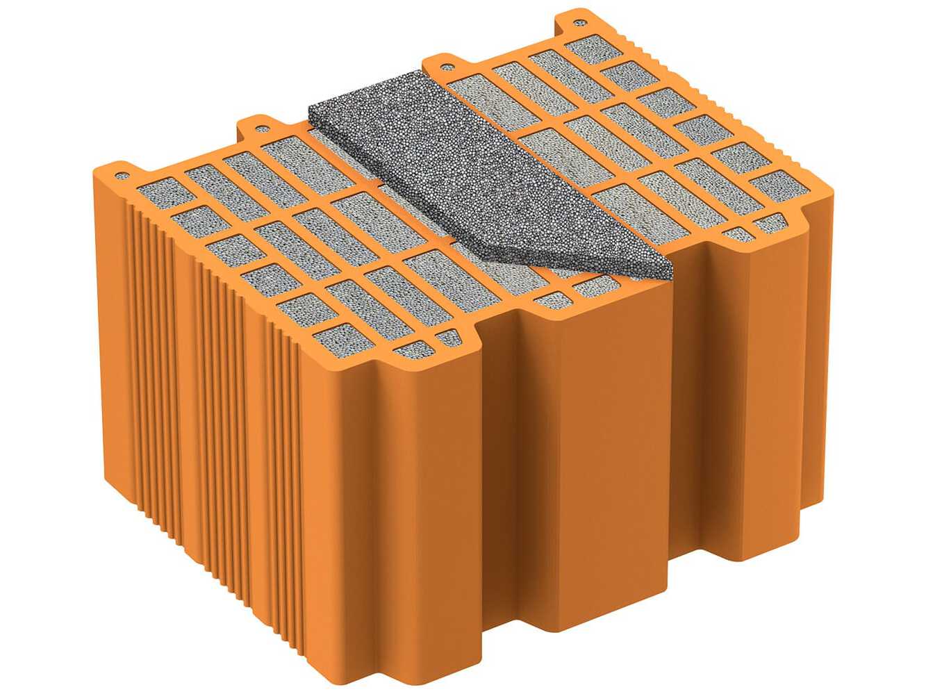 Теплоизоляционный кирпичный блок Fornaci Laterizi Danesi Normablok плюс CAM ARCH-00096556 - Вид №1