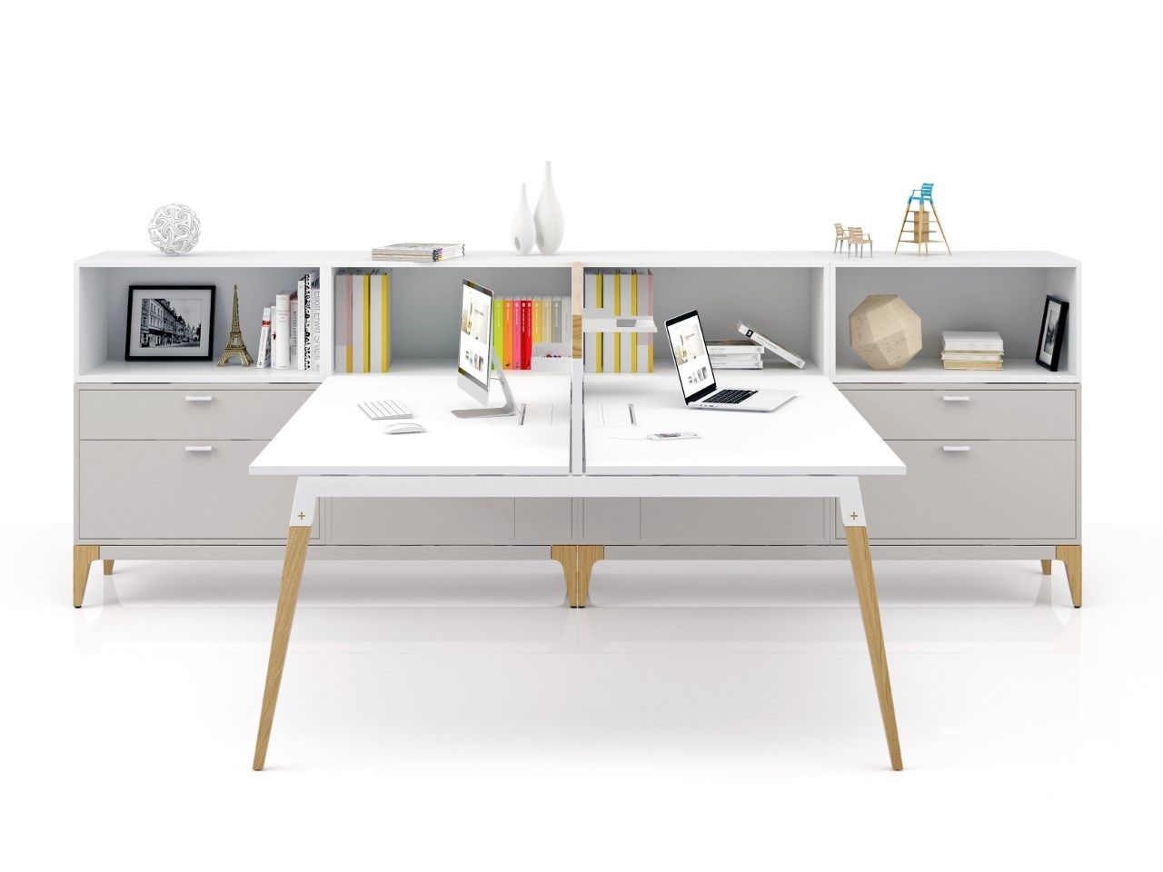 Прямоугольный стол со встроенной полкой Cider Edition Good Wood ARCH-00114982 - Вид №1