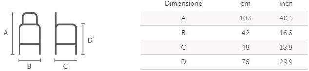 Высокий табурет из феникс-нтм® со спинкой и подставкой для ног Master Santreyd sun-id-1457544 - Вид №5