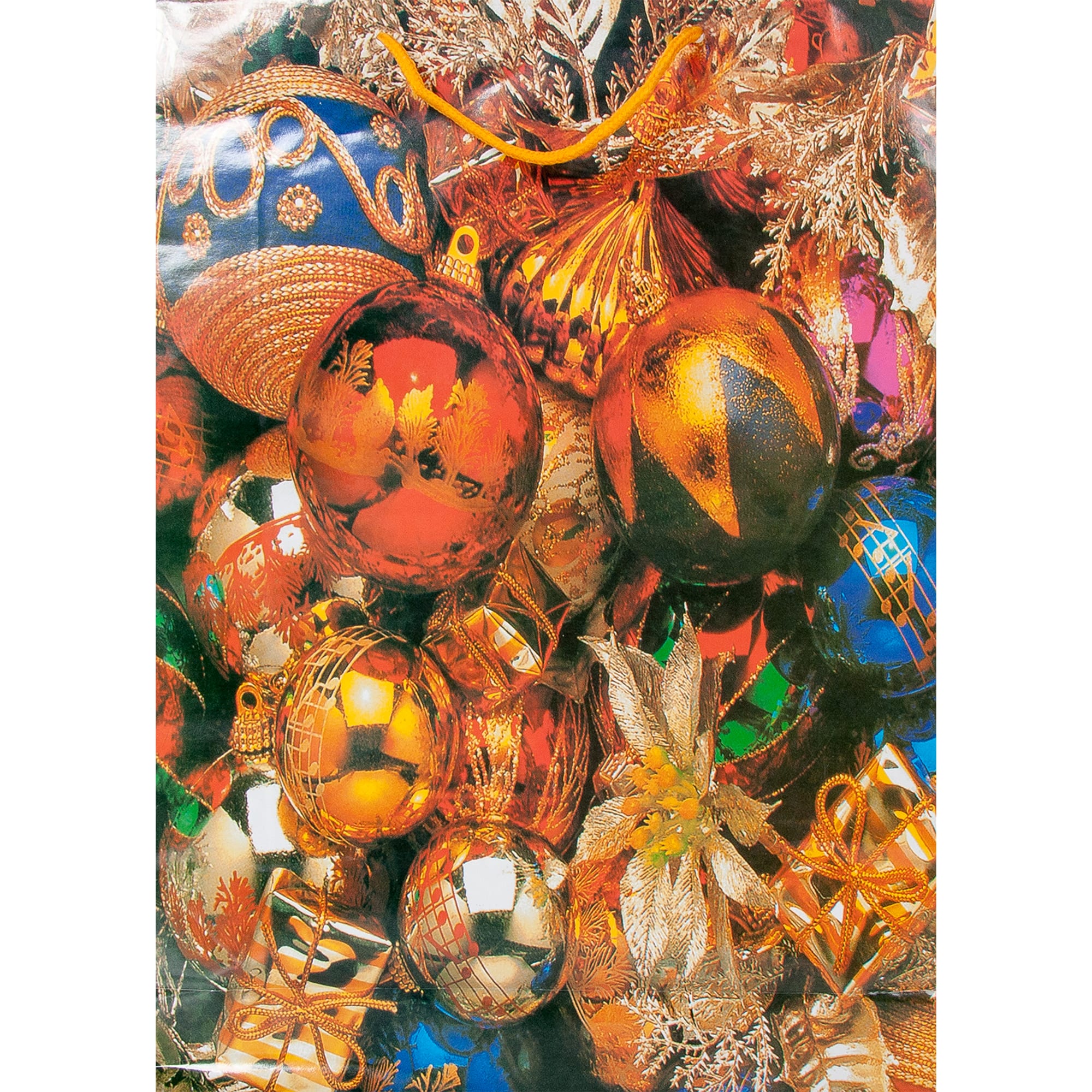 14037058 Пакет бумажный «Ёлочные шарики» 45х32 см Santreyd  - Вид №1