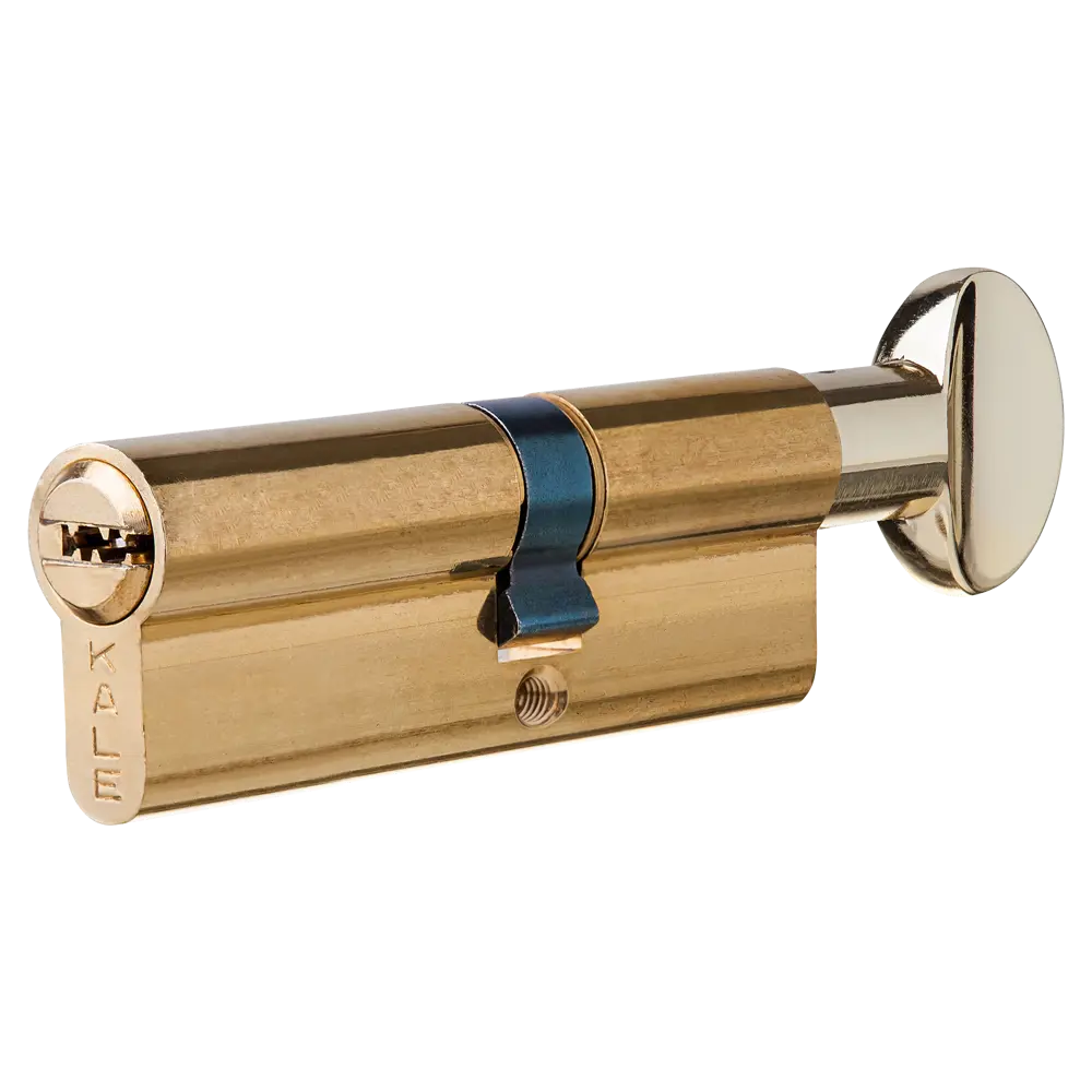 Цилиндр Kale 164SM-90-C-BP, 45х35 мм, ключ/вертушка, цвет золото 82394769 STLM-2093823 
