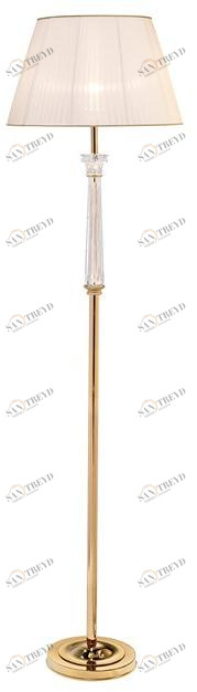 Possoni Illuminazione Торшер из чистого золота с хрусталем и абажуром Vicky 37089/p