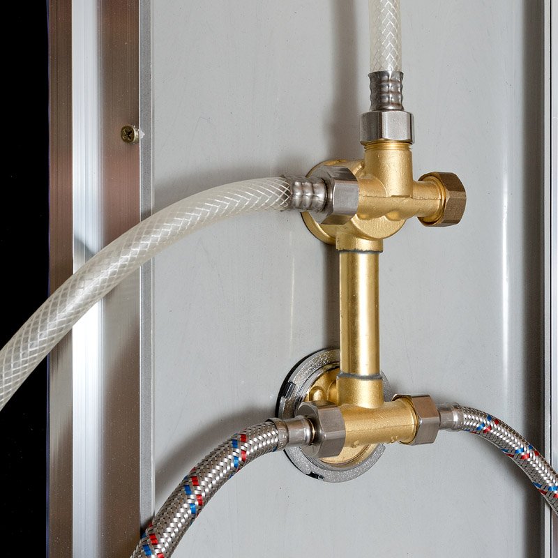 ЕМ1510 стандартная Душевая кабина DETO Серия EM BМ1510 N с гидромассажем BLACK - Вид №22