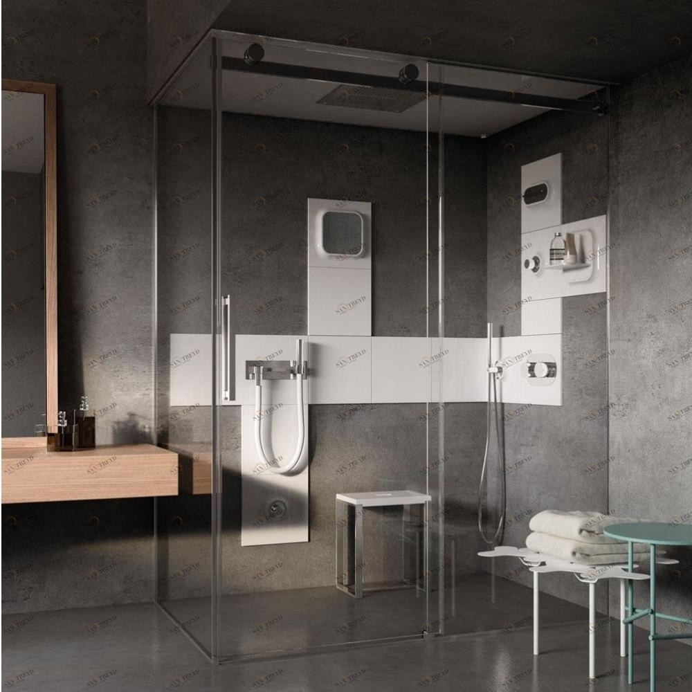 Ограждение для хамам Noor Room-S 14C Glass1989 GRC0300T50R