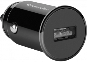 83591 автомобильный адаптер uca-12 черный, 1xusb, 5v/1а Defender