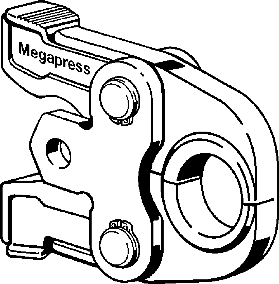 638 221 Модель 4299.9 Трубопроводные системы  Системные пресс-инструменты  Системные пресс-клещи PT2  Megapress Santreyd  - Вид №1