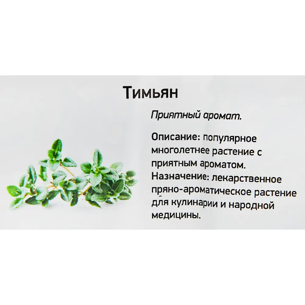 Тимьян в кассете, 6 шт Santreyd STLM-2161832 - Вид №1