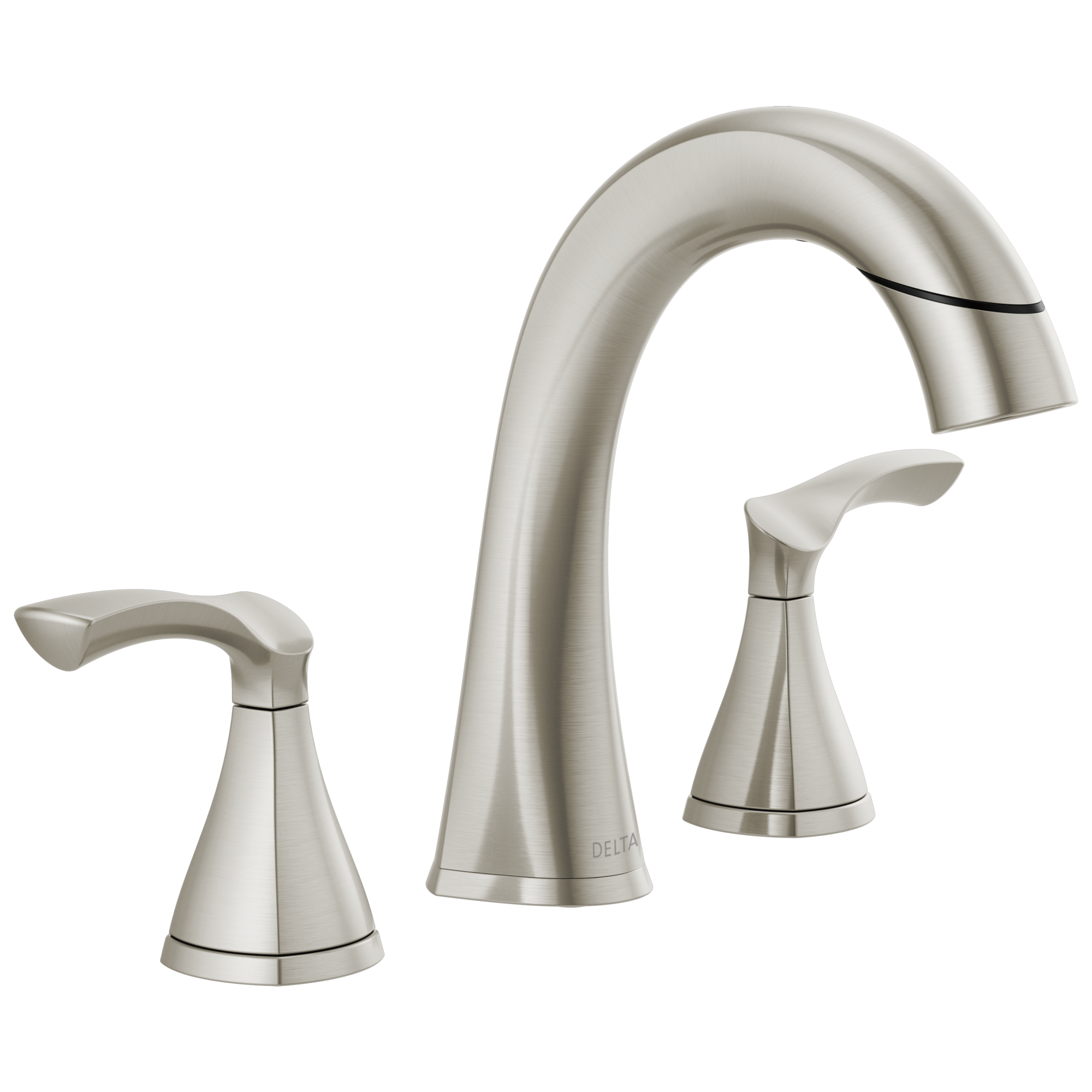 35748LF-SPPD Смеситель для ванной комнаты с двумя ручками Delta Faucet Sandover Матовый никель Spotshield 