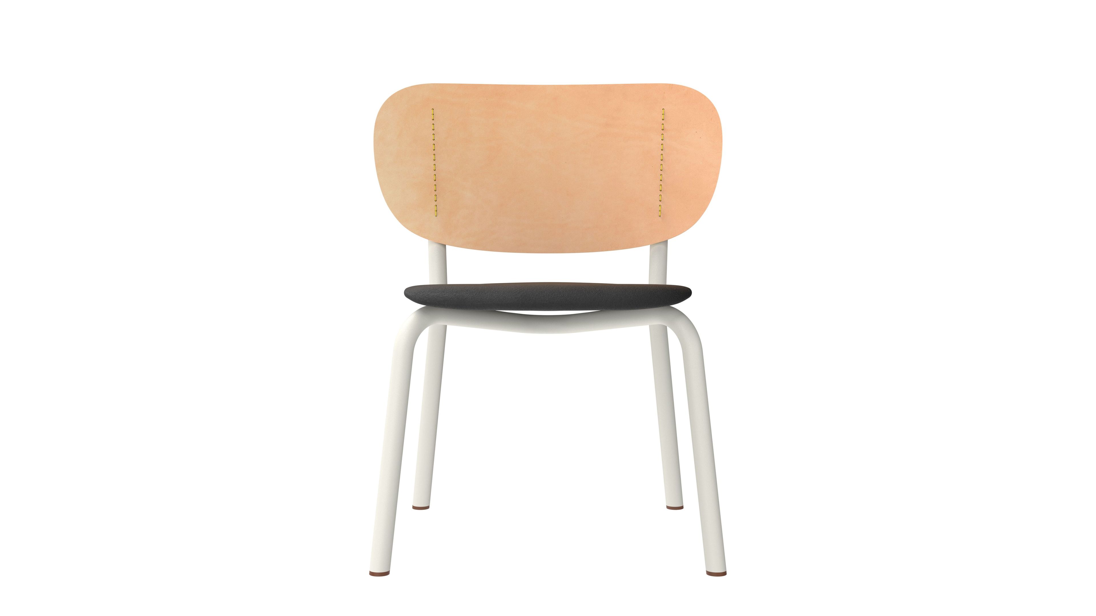 Кожаный и деревянный стул FUNCTIONALS EMIL ROSI ARCH-00147461 - Вид №29