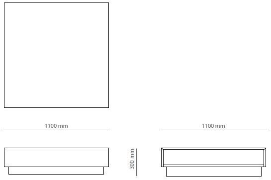 PRADDY Квадратный деревянный журнальный столик для гостиной  Ml260  - Вид №3
