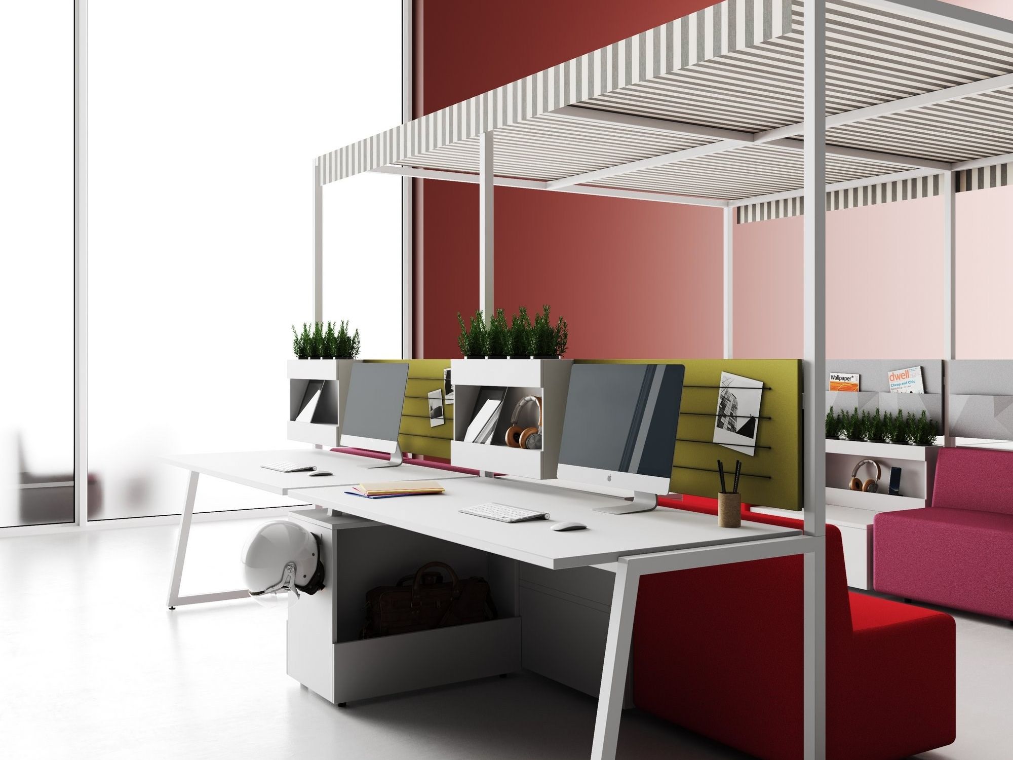 Тентовая скамья с залом для отдыха CUF Milano ARCH-00041062 - Вид №2