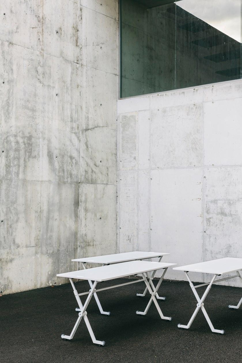 ENEA Стол из меламина прямоугольной формы на колесиках Folio sun-id-1434189 - Вид №8