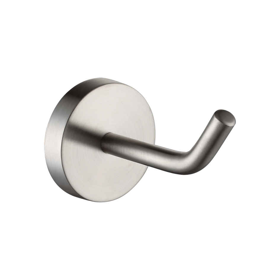 Крючок одинарный MELANA сатин хром MLN-866008 866 серия