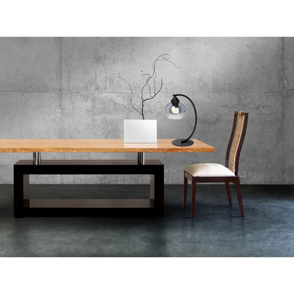 Светильник настольный «Луна» 1xЕ27x60 Вт цвет чёрный Vitaluce STLM-2061426 - Вид №6