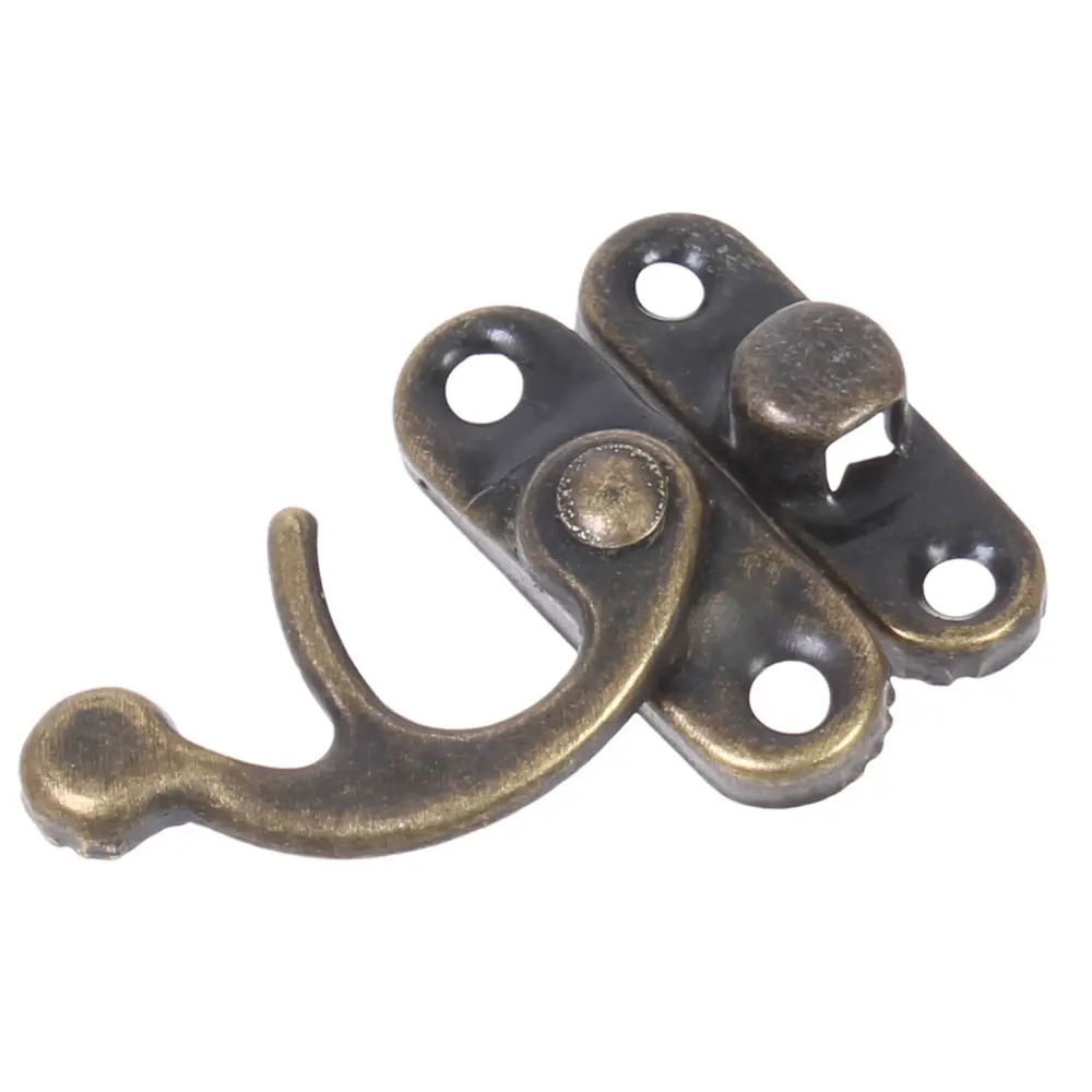 Замок курковой для шкатулок 32х28 мм, цвет бронза ЛЕВША STLM-2054846 - Вид №2