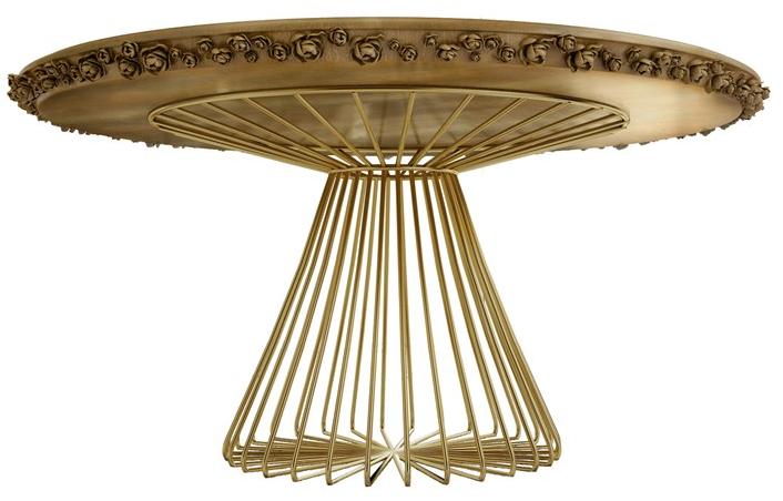 Malabar Круглый обеденный стол из дерева Pilar sun-id-1467356 - Вид №2