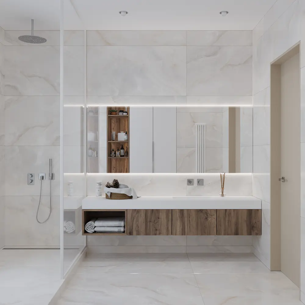 Керамогранит 60x120 ag onice beige бежевый п 1.44 м² Santreyd ABGRES STLM-2131471 - Вид №3