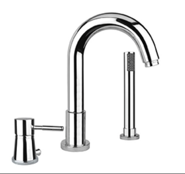 44CR5155 Смеситель на борт ванны Xenon , хром Fiore Kube - Вид №1