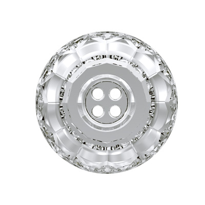 3008 MM18 Пуговица Crystal 28 18 мм белый (001) Сваровски 