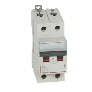 Автоматический выключатель Legrand DX3 2П С20 А 6000/10 кА 84491001 STLM-2101296