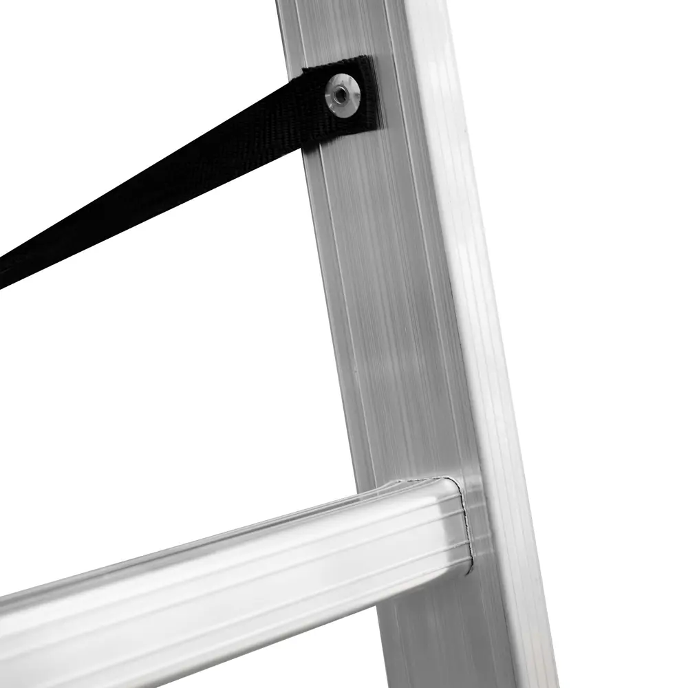 Лестница раскладная выдвижная 3-секционная Standers до 4.48 м 7 ступеней STLM-2192879 - Вид №1