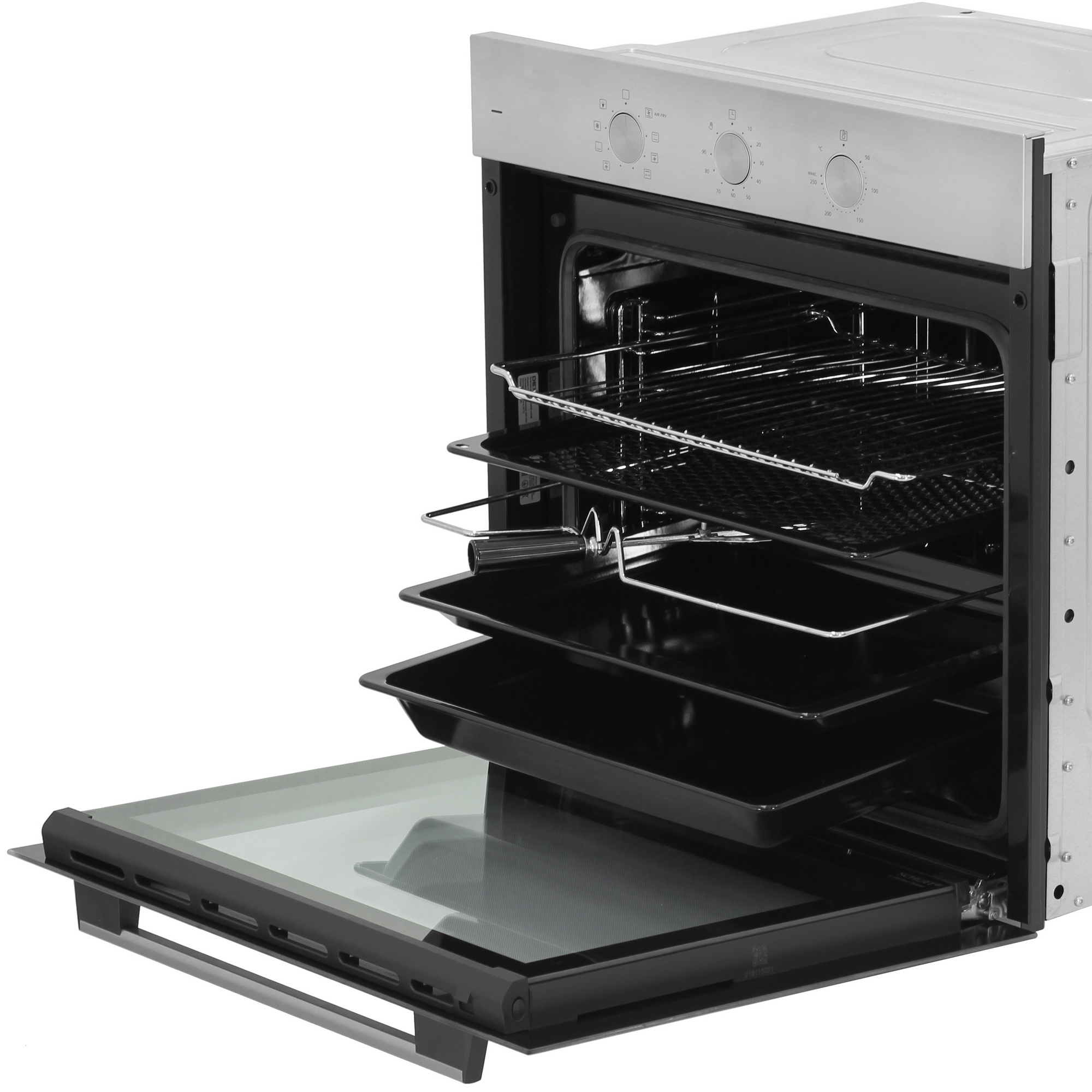 9175843 Электрический духовой шкаф DEXP Frypro-01 серебристый STDN-0139015 - Вид №6