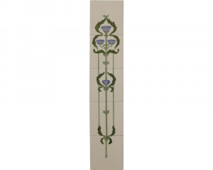 LGC011 Набор из 10 синих цветов с плитками Swags Сarronheating