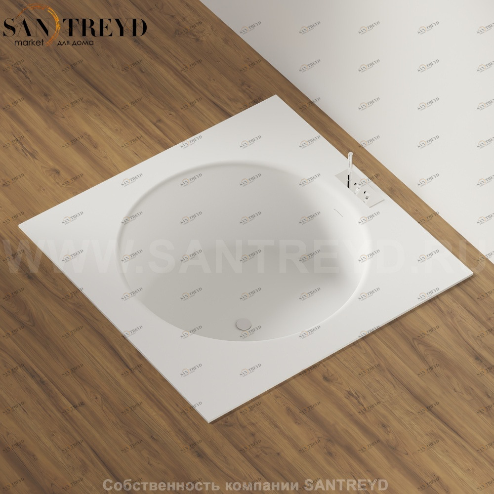 Ванна встроенная IN-OUT белая Agape IN -OUT AVAS1054Z0