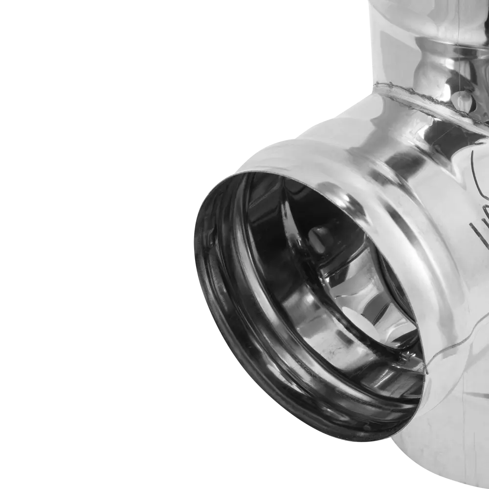 Тройник для дымохода Коракс D115 315x115 мм нержавеющая сталь 0.5 мм STLM-2208702 - Вид №2