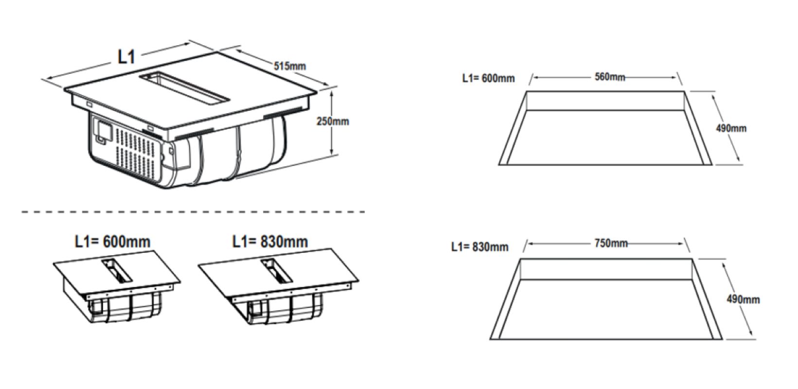 9224367 Индукционная варочная поверхность Torboair IMPULSO BL/A/60 TURBOAIR STDN-0106140 - Вид №2