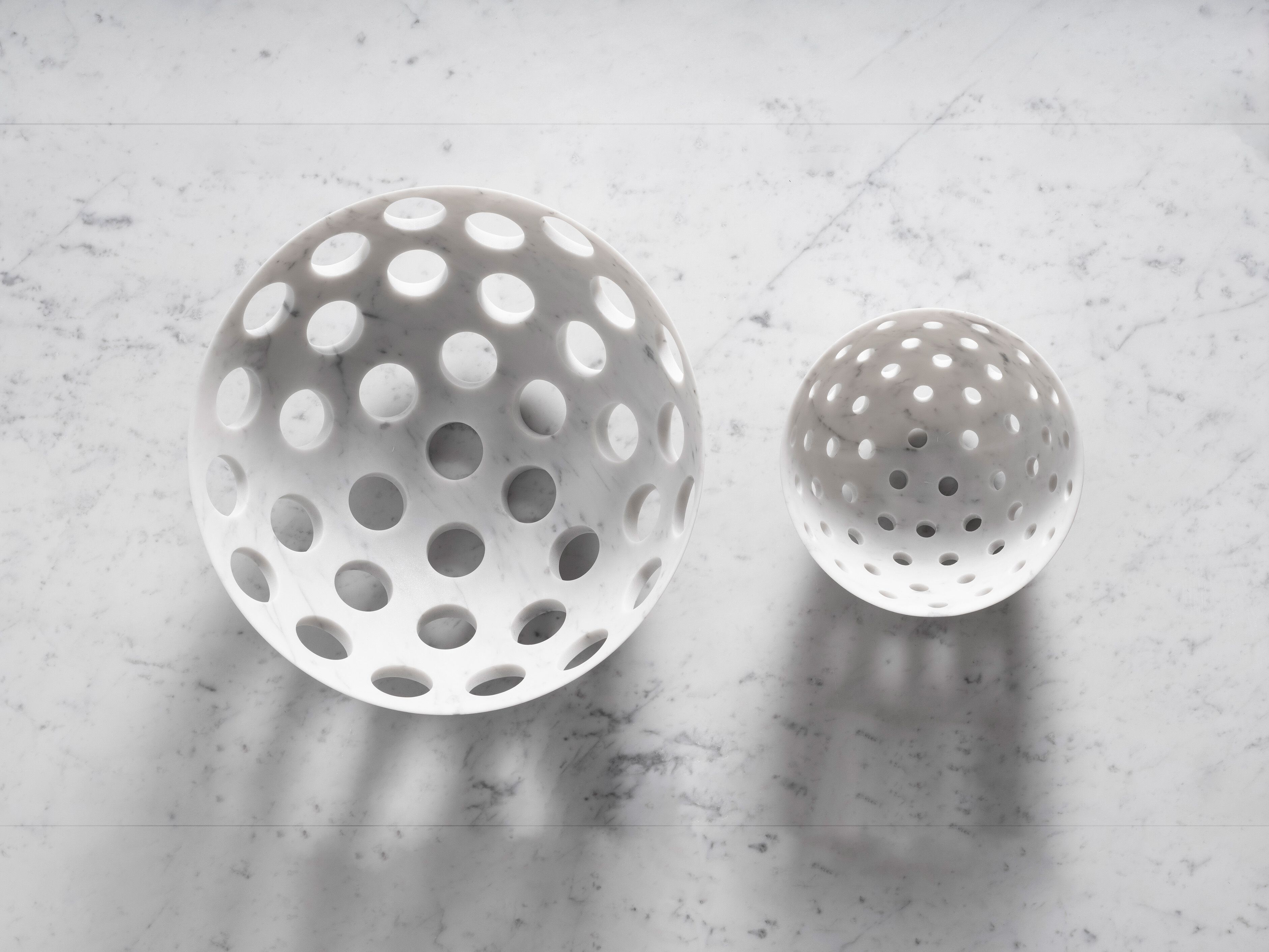 Мраморная чашка LUCE DI CARRARA Perforation ARCH-00077607 - Вид №2