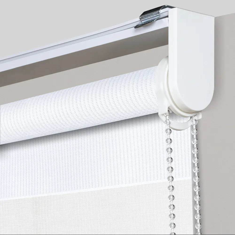 Рулонная штора день-ночь MIAMOZA Петер 160x175 см белая 89411383 STLM-1577948 - Вид №1