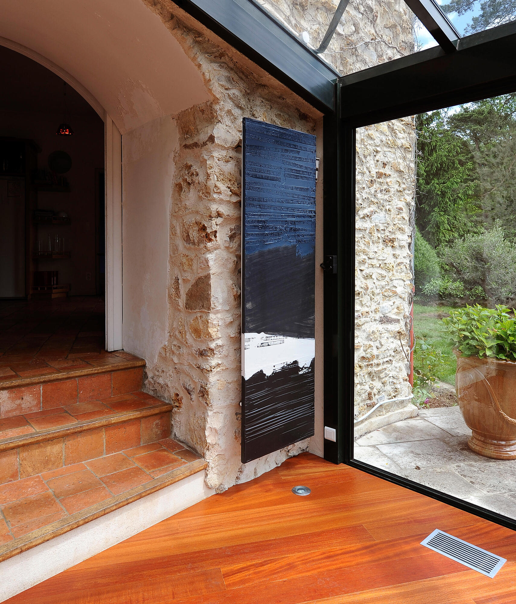 Водяной радиатор 220 x 70 cm Blue cargo Cinier  1374 Вт sun-id-1217972 - Вид №2