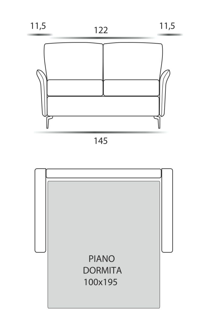 Диваны Divano 2 Posti Maxi Spaziorelaxitalia  Londra Londra Divano 2 Posti Maxi - Вид №7